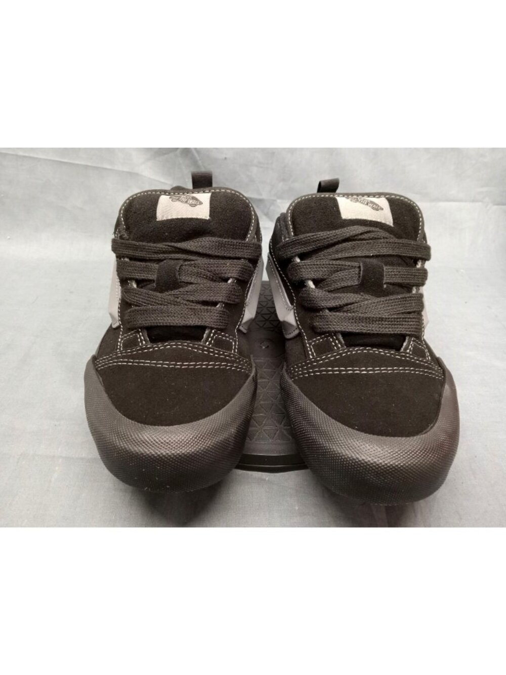 Vans Boys Knu School Sneakers Black Grey Pewter Boys Size 6.5 NEW IN BOX! - Picture 3 of 13